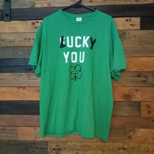 EUC Lucky You Graphic T-shirt - XL